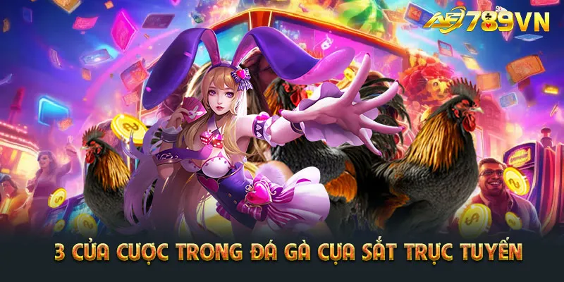 3 cửa cược trong đá gà cựa sắt trực tuyến